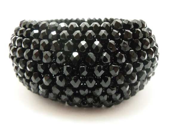 black bangle bracelet